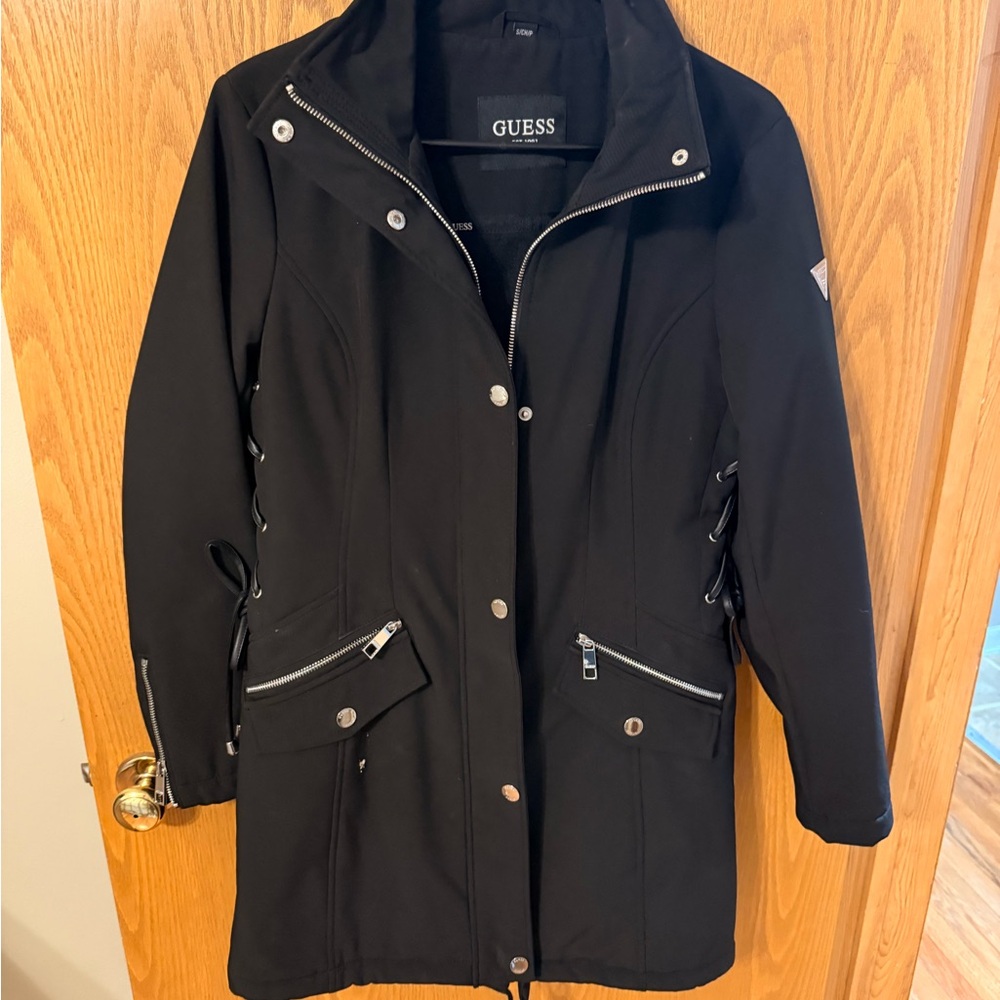 GUESS Black Utility Jacket for Women